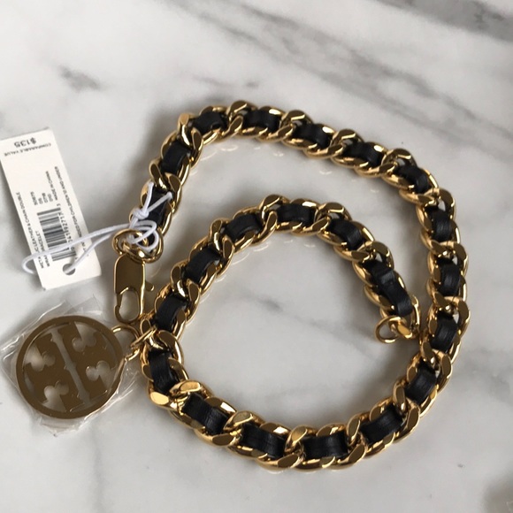 tb Jewelry - NWT metallic leather bracelet